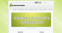 Desktop Screenshot of fumigaciones.com